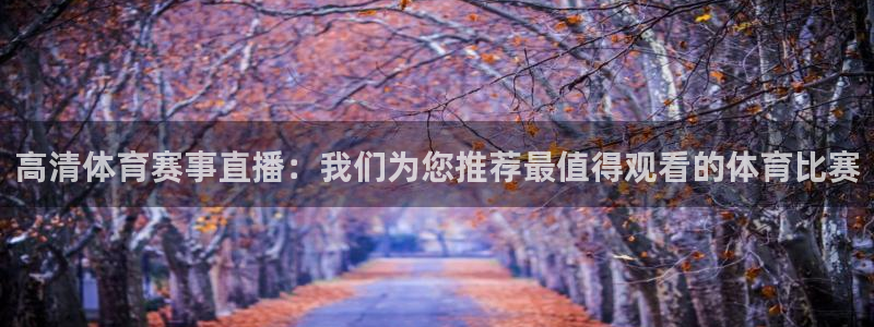 高清体育赛事直播：我们为您推荐最值得观看的体育比赛