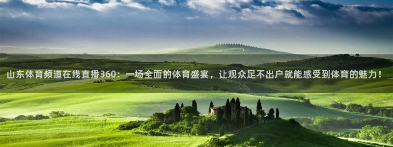 山东体育频道在线直播360：一场全面的体育盛宴，让观众足不出户就能感受到体育的魅力！